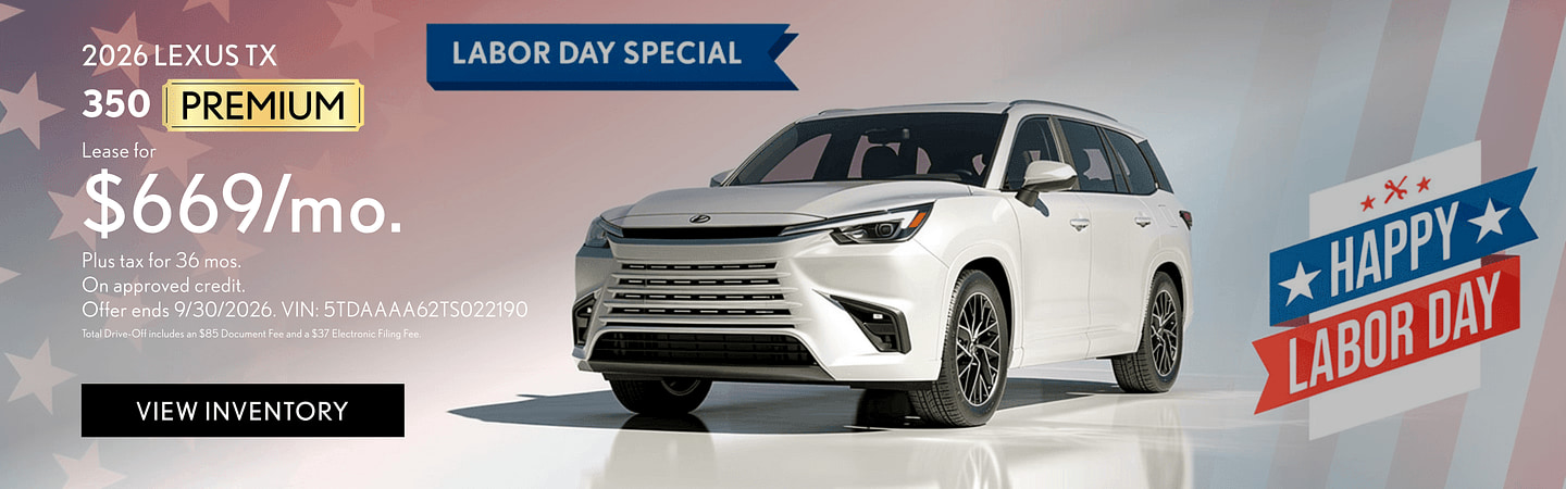 Lexus Labor Day Special