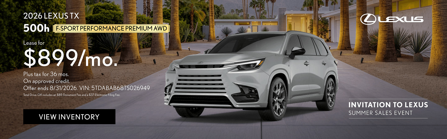 Invitation To Lexus Summer Sales Event