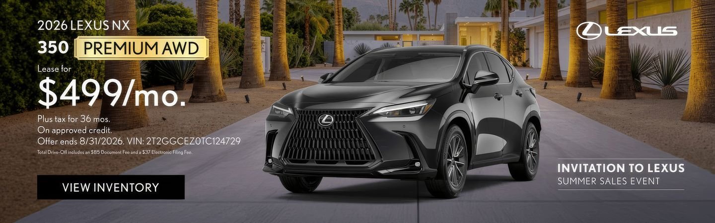 Invitation To Lexus Summer Sales Event