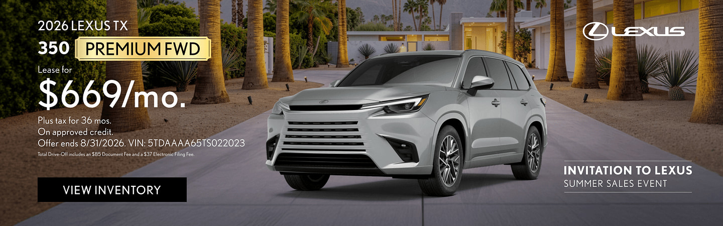 Invitation To Lexus Summer Sales Event