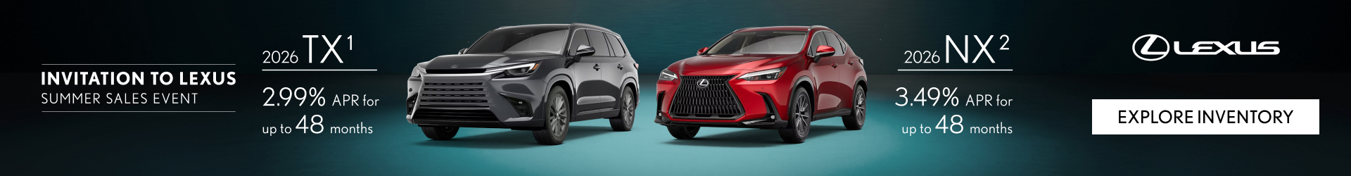 Invitation To Lexus Summer Sales Event
