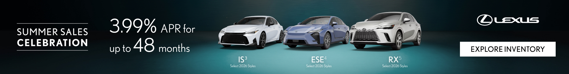 Invitation To Lexus Summer Sales Event
