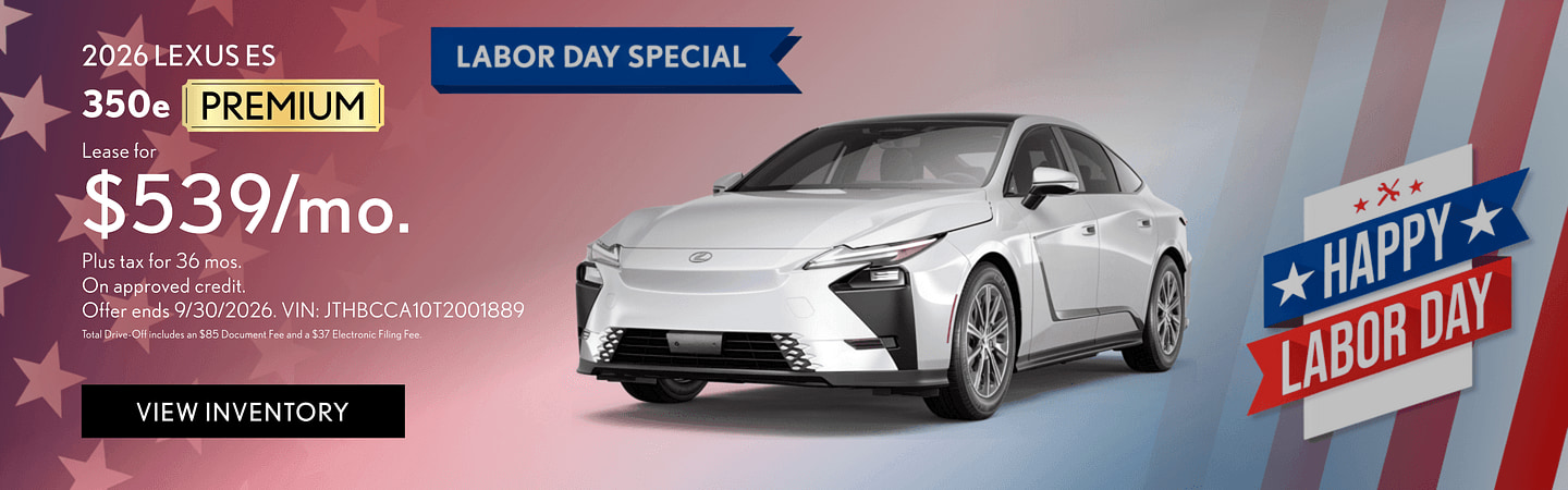 Lexus Labor Day Special