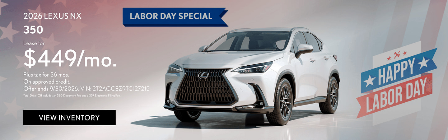 Lexus Labor Day Special