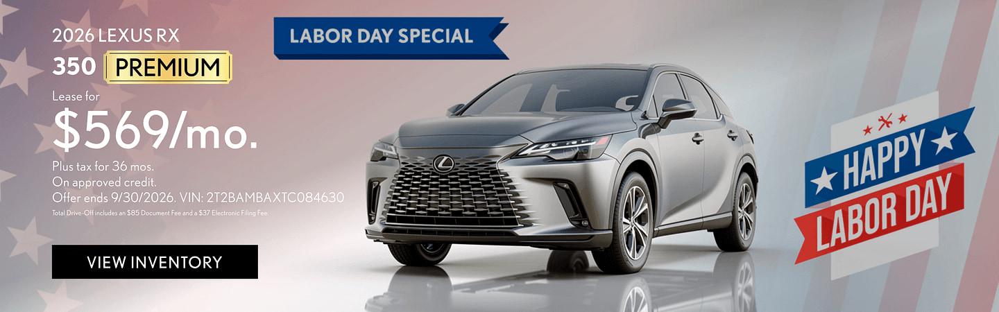 Lexus Labor Day Special